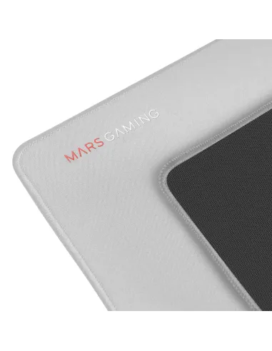 Mars Gaming MMPXLS Plata, Alfombrilla Gaming XL, Doble capa Nanotejido y Goma Natural, 800x300x4mm