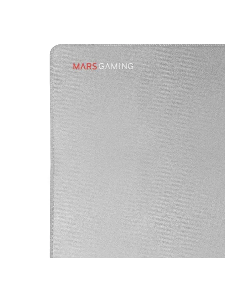 Mars Gaming MMPXLS Plata, Alfombrilla Gaming XL, Doble capa Nanotejido y Goma Natural, 800x300x4mm