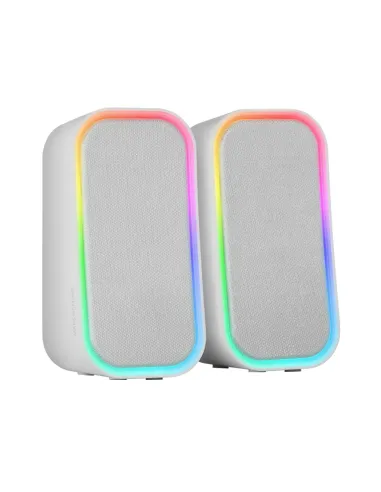 Mars Gaming MS-OM, Altavoces Gaming 20W, Iluminación Dinámica RGB, Altavoces Bluetooth 5.3 + AUX-IN, Caja de Control de