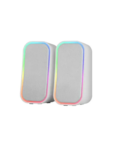 Mars Gaming MS-OM, Altavoces Gaming 20W, Iluminación Dinámica RGB, Altavoces Bluetooth 5.3 + AUX-IN, Caja de Control de