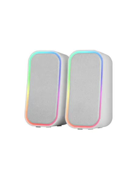 Mars Gaming MS-OM, Altavoces Gaming 20W, Iluminación Dinámica RGB, Altavoces Bluetooth 5.3 + AUX-IN, Caja de Control de