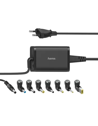 Hama | Cargador universal portátil 7 adapt., de 15-19V 65W