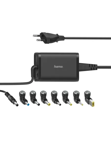 Hama | Cargador universal portátil 7 adapt., de 15-19V 65W