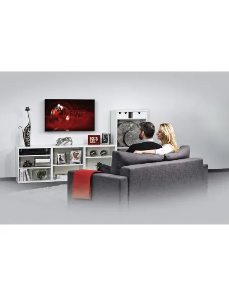 Hama | Soporte de pared fijo para pantalla plana de 19" a 48" (para TV de hasta 25kg, VESA 200x200), Negro