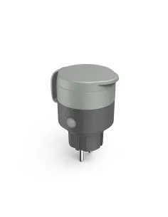 Hama Outdoor toma de corriente Tipo E Gris