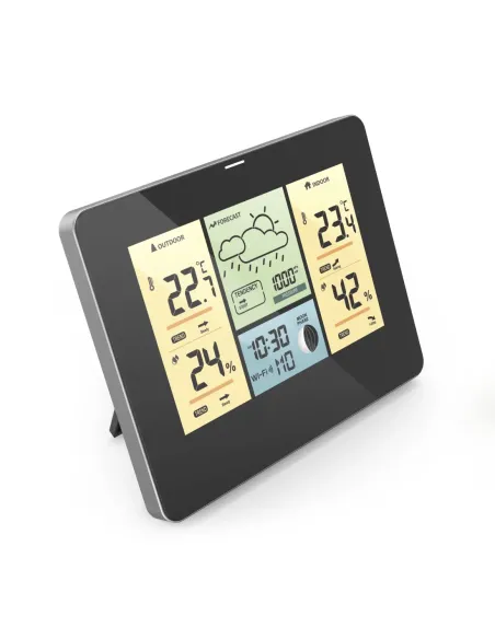 Hama 00176596 estación meteorológica digital Negro Batería Wifi