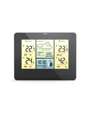 Hama 00176596 estación meteorológica digital Negro Batería Wifi