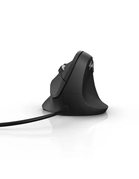 Hama | Ratón EMC-500 con cable, ratón ergonómico, hasta 1800 ppp, 6 botones, color Negro