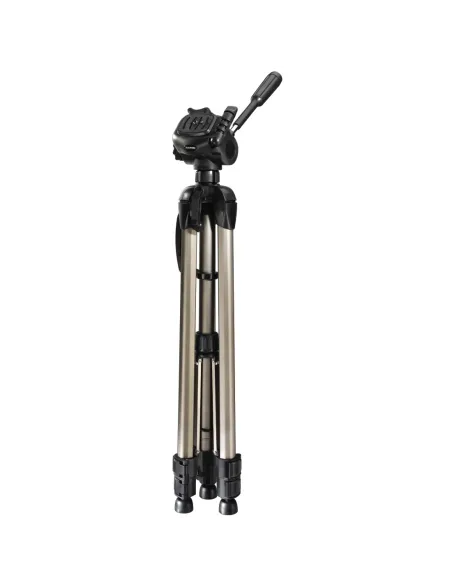 Hama | Trípode para cámaras réflex, regulable desde 69-185 cm, ligero, de aluminio, con funda de transporte, color Bronce