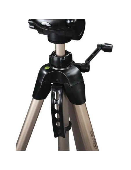 Hama | Trípode para cámaras réflex, regulable desde 69-185 cm, ligero, de aluminio, con funda de transporte, color Bronce