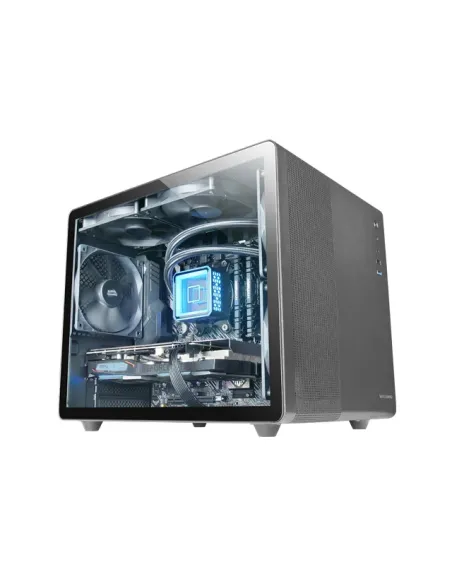 Mars Gaming MC-MPRO Negro, Caja Profesional Compacta Micro-ATX, Ventana Lateral Completa Cristal Templado, 3x Ventiladores Mars Gaming MC-MPRO Negro, Caja Profesional Compacta Micro-ATX, Ventana Lateral Completa Cristal Templado, 3x Ventiladores