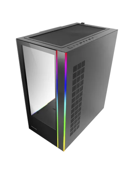 Mars Gaming MC-ULT, Caja Gaming Custom XXL E-ATX, Doble Cristal Templado 90º Sin Marco + Puerta Lateral, Soporte Completo