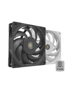 Mars Gaming MF-NC, Ventilador PC PWM 120mm, Rodamiento FDB de Cobre Hiperbalanceado, Ventilador Silencioso con Diseño de Aspas 2