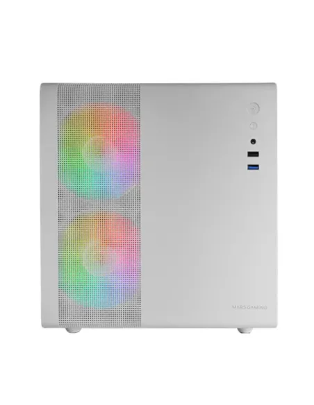 Mars Gaming MC-400, Caja Gaming Compacta Micro-ATX, Ventana Lateral Completa Cristal Templado, 3X Ventiladores FRGB 120mm, Mars Gaming MC-400, Caja Gaming Compacta Micro-ATX, Ventana Lateral Completa Cristal Templado, 3X Ventiladores FRGB 120mm,