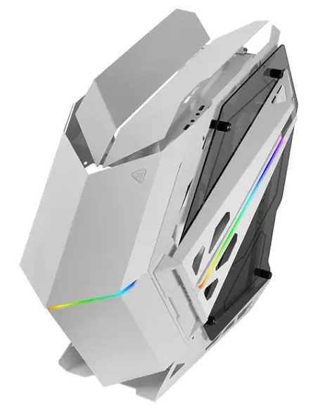 Mars Gaming MC-TITAN, Caja Gaming RGB XXL ATX, Doble Tira LED e Iluminación Frontal ARGB, Hub Iluminación + Mando a Distancia,