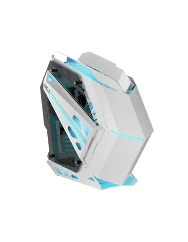 Mars Gaming MC-TITAN, Caja Gaming RGB XXL ATX, Doble Tira LED e Iluminación Frontal ARGB, Hub Iluminación + Mando a Distancia,