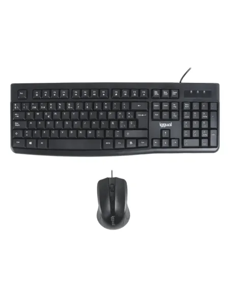 iggual CMK-business 2 teclado Ratón incluido Hogar   Oficina USB QWERTY Inglés Negro