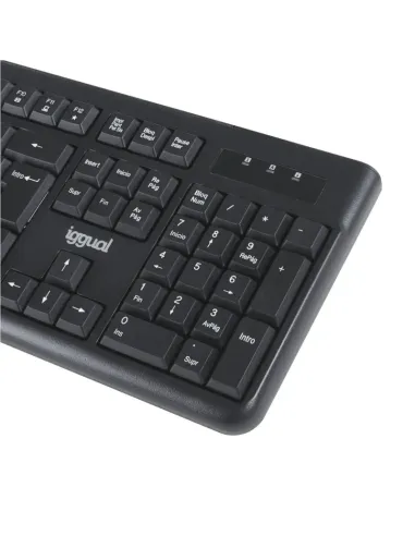 iggual CMK-business 2 teclado Ratón incluido Hogar   Oficina USB QWERTY Inglés Negro