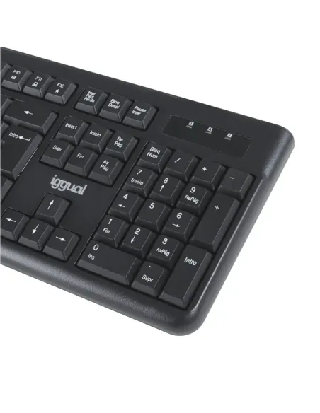 iggual CMK-business 2 teclado Ratón incluido Hogar   Oficina USB QWERTY Inglés Negro