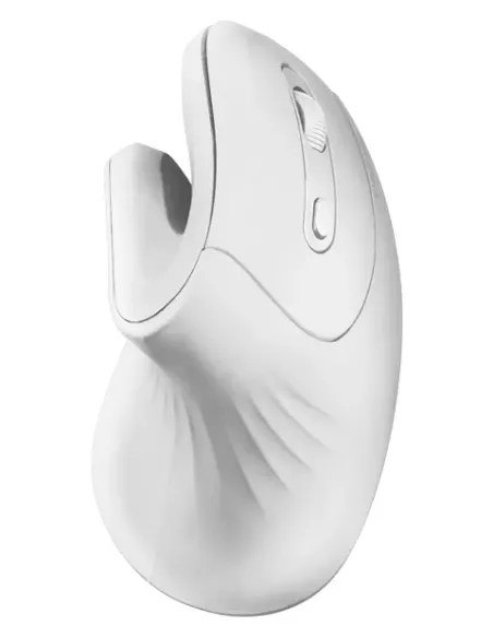 Mars Gaming MMW-ERGOPRO Blanco, Ratón Inalámbrico Ergonómico Vertical, Diseño Plegado, Sensor Óptico 3200DPI, Switches Huano,