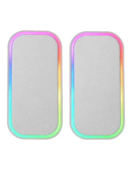 Mars Gaming MS-OM, Altavoces Gaming 20W, Iluminación Dinámica RGB, Altavoces Bluetooth 5.3 + AUX-IN, Caja de Control de