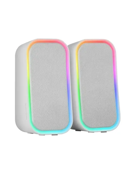 Mars Gaming MS-OM, Altavoces Gaming 20W, Iluminación Dinámica RGB, Altavoces Bluetooth 5.3 + AUX-IN, Caja de Control de