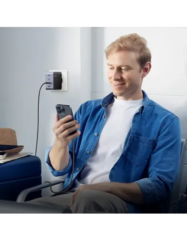 Ugreen Nexode S 100W 4-Port GaN Fast Charger EU gray Ordenador portátil, Teléfono móvil, Portátil, Batería portátil, Tableta