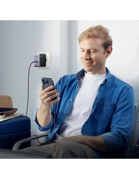 Ugreen Nexode S 100W 4-Port GaN Fast Charger EU gray Ordenador portátil, Teléfono móvil, Portátil, Batería portátil, Tableta