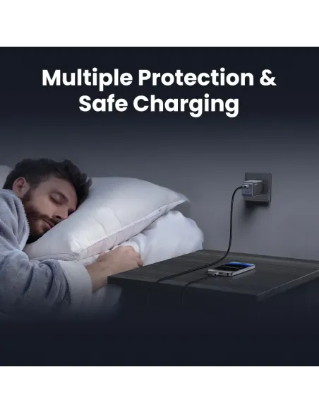 Ugreen Nexode Air 65W sieninis kroviklis, USB + 2x USB-C pilkos spalvos Ordenador portátil, Teléfono móvil, Ratón, Portátil, Ugreen Nexode Air 65W sieninis kroviklis, USB + 2x USB-C pilkos spalvos Ordenador portátil, Teléfono móvil, Ratón, Portátil,