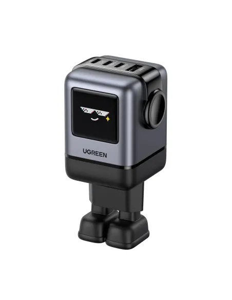 Ugreen 45515B cargador de dispositivo móvil Ordenador portátil, Teléfono móvil, Portátil, Batería portátil, Teléfono Gris