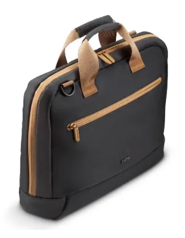 Hama Ultra Lightweight 35,8 cm (14.1") Maletín Toploader Beige, Negro