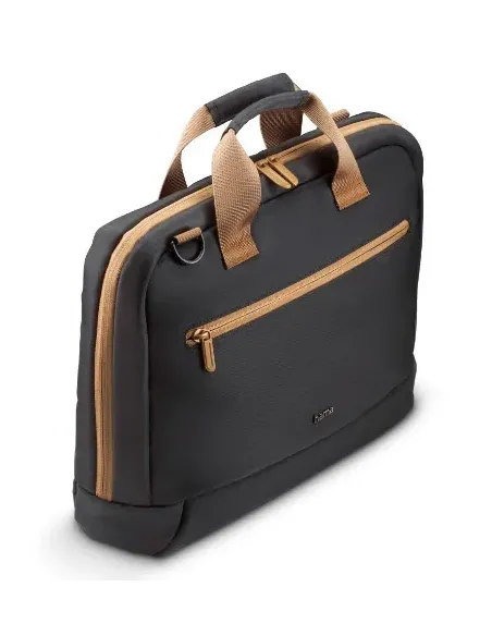 Hama Ultra Lightweight 35,8 cm (14.1") Maletín Toploader Beige, Negro