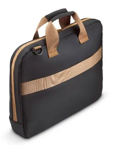 Hama Ultra Lightweight 35,8 cm (14.1") Maletín Toploader Beige, Negro