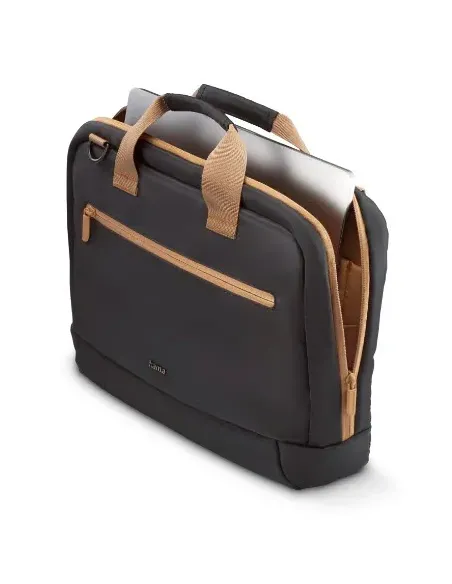 Hama Ultra Lightweight 35,8 cm (14.1") Maletín Toploader Beige, Negro