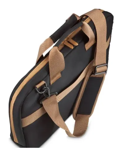 Hama Ultra Lightweight 35,8 cm (14.1") Maletín Toploader Beige, Negro