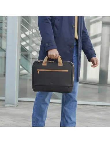 Hama 00222053 maletines para portátil 41,1 cm (16.2") Maletín con ruedas Beige, Negro