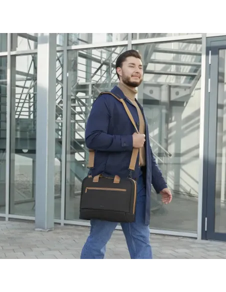 Hama 00222053 maletines para portátil 41,1 cm (16.2") Maletín con ruedas Beige, Negro