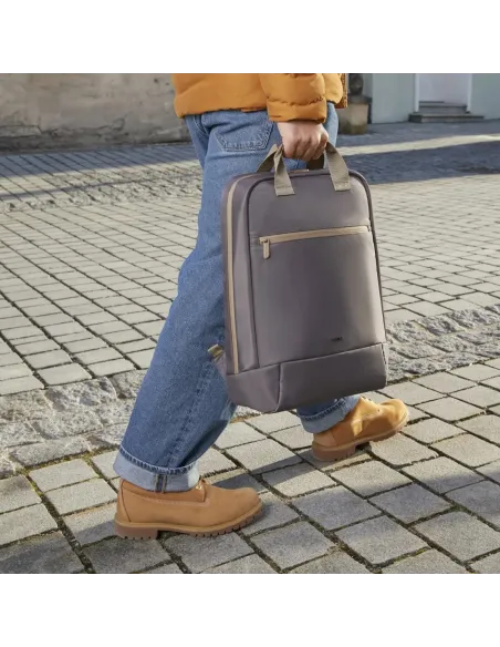 Hama 00222055 mochila Mochila de senderismo Antracita, Beige Poliéster reciclado