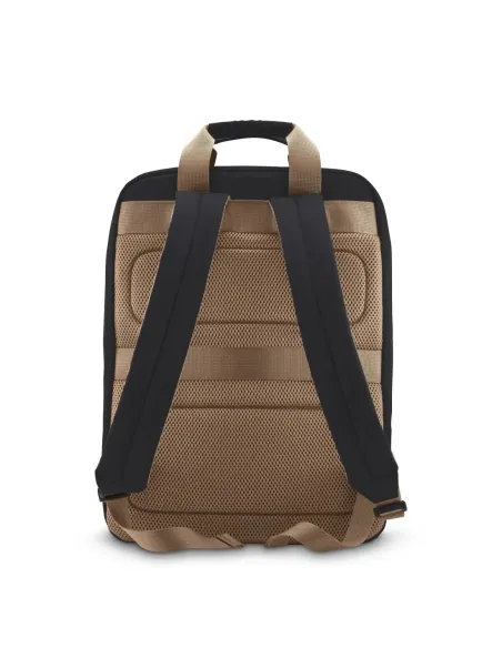 Hama 00222056 mochila Mochila de senderismo Beige, Negro Poliéster reciclado