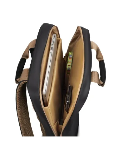 Hama 00222056 mochila Mochila de senderismo Beige, Negro Poliéster reciclado