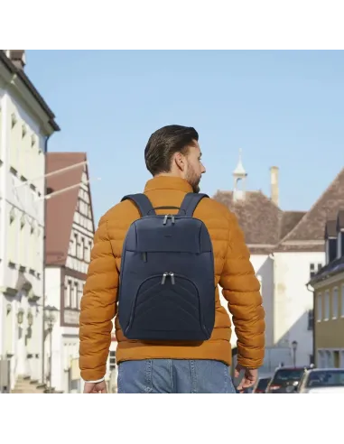 Hama 00222045 mochila Mochila de senderismo Azul Poliéster reciclado