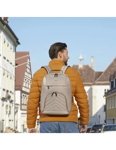 Hama 00222046 mochila Mochila de senderismo Beige Poliéster reciclado