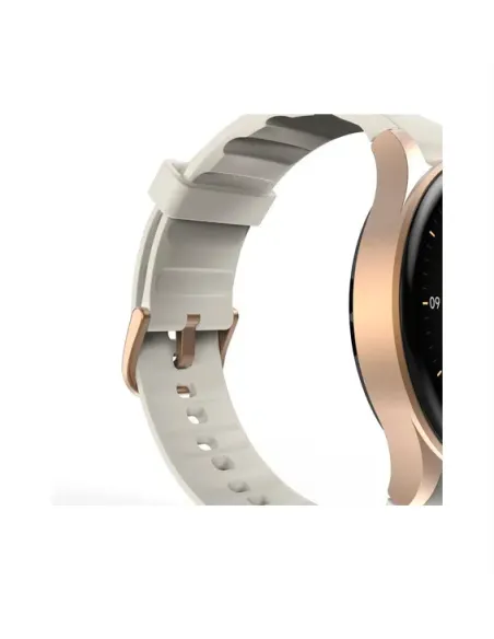 Hama Smartwatch 8900 3,3 cm (1.3") AMOLED 42 mm Digital 466 x 466 Pixeles Pantalla táctil Oro GPS (satélite)
