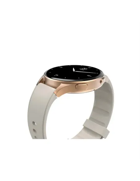 Hama Smartwatch 8900 3,3 cm (1.3") AMOLED 42 mm Digital 466 x 466 Pixeles Pantalla táctil Oro GPS (satélite)
