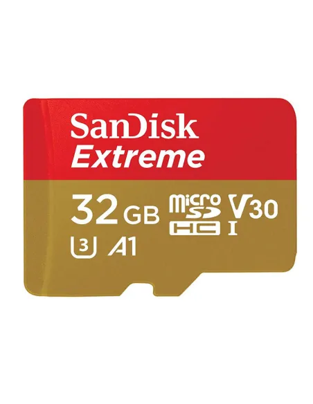 Tarjeta memoria sandisk micro secure digital 32gb sd extreme u3 uhs - i clase 10 a1