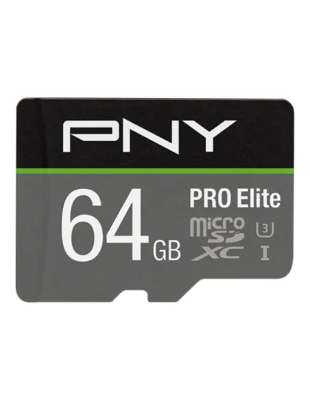 Tarjeta memoria micro sd pny 64gb elite uhs - i c10 microsdxc