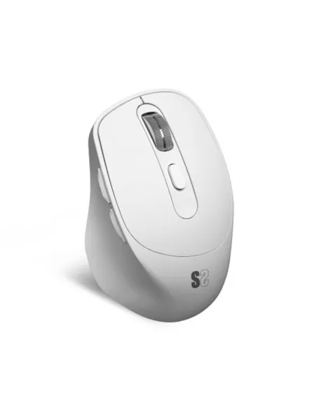 Raton inalambrico subblim curve ergo dual blanco
