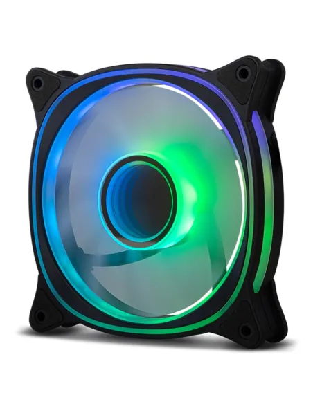 Ventilador caja nox hummer v - fan argb espejo infinito 120mm negro