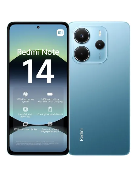 Movil xiaomi redmi note 14 6 - 128gb azul