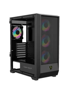 Caja ordenador gaming keep out xc - 501 mesh atx argb cristal templado negro